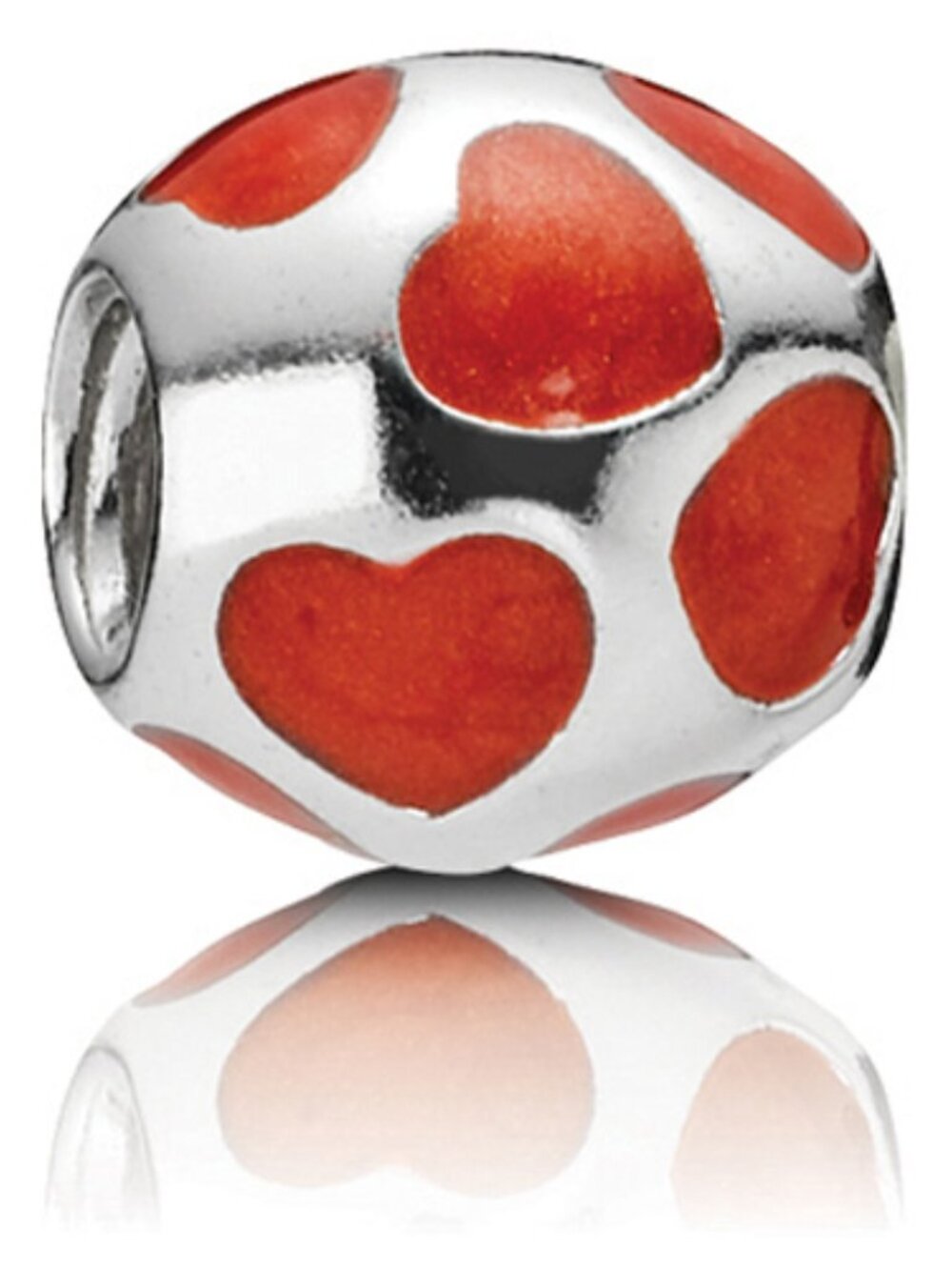 Authentic Retired Pandora Love You Red Enamel Charm 790543EN17 - Picture 7 of 8